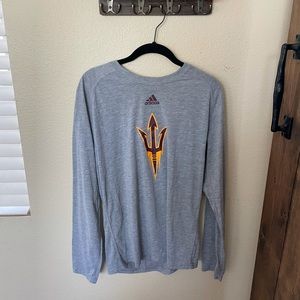 ASU Adidas Athletic Long Sleeve